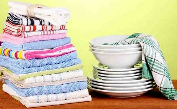 Как быстро и легко отстирать кухонные полотенца до состояние новых, топ самых рабочих народных способов